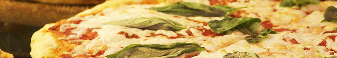 Eating Italian Pizza at Arianna's Italian Grill Lakeside restaurant in Henrico, VA.
